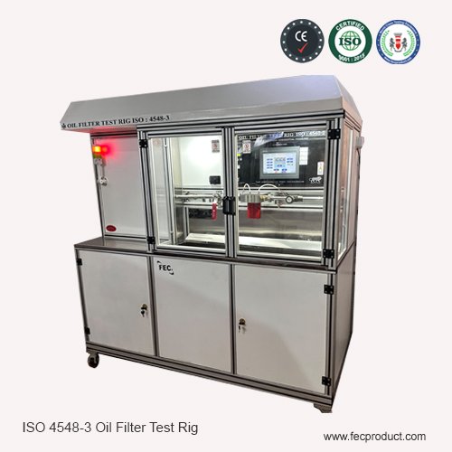 oil filter collapse test rig iso 4548 3